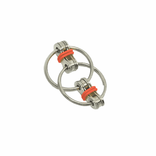 Fidgi-Flip Fiddle Toy with red bands