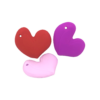 Chewy heart necklace sensory chew colour range