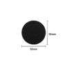 Black Biscuit Chew Necklace with measurements