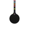 Black biscuit chew necklace with pacman lanyard