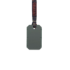 Grey taggles chew necklace with nintendo lanyard