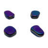 magnabobs fiddle toys, set of 4  magnetic rainbow stones