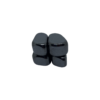 magnabobs fiddle toys, set of 4  magnetic silver stones, perfect for those with ADHD