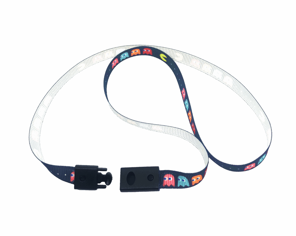 Pacman spare lanyard with breakaway clasp