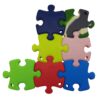 Puzzle chew necklace colour range
