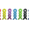 Squiggle chew necklace colour range