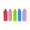 5 chewy pencil toppers in red, blue, pink, purple and green