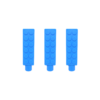 3 pack of chewable blue brick pencil topper chews