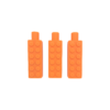 3 pack of orange brick pencil topper chews