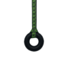 Black ring sensory chew necklace with creeper lanyard