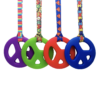 Chewy Peace pendants colour range on lanyards
