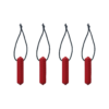 4 pack of red Zip Chews