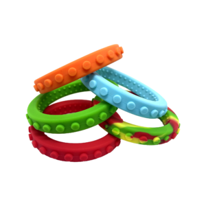 Brick chew bracelets colour range pile adhd autism sensory chew necklace