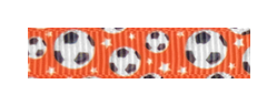043 – Footballs on red