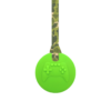 Green Gamer sensory chew necklace on a camouflage lanyard