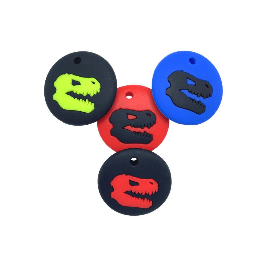 Jurassic chew necklace dinosaur sensory colour range