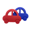 red and blue car chew necklaces sensory oojamabobs