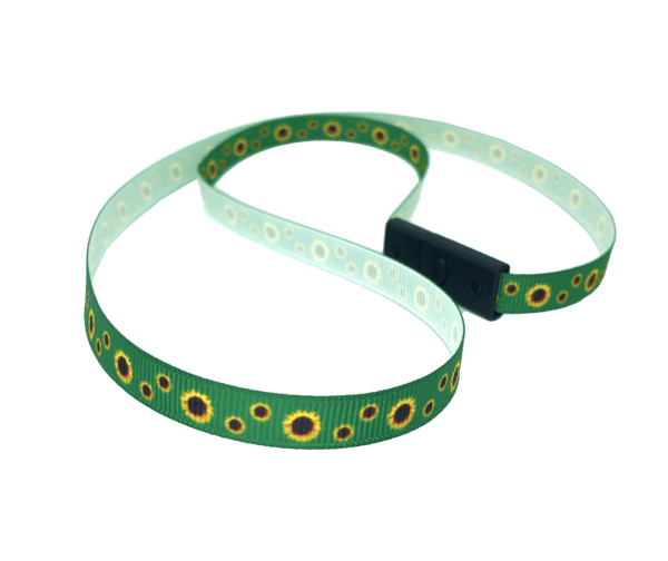 Sunflower lanyard with breakaway clasp