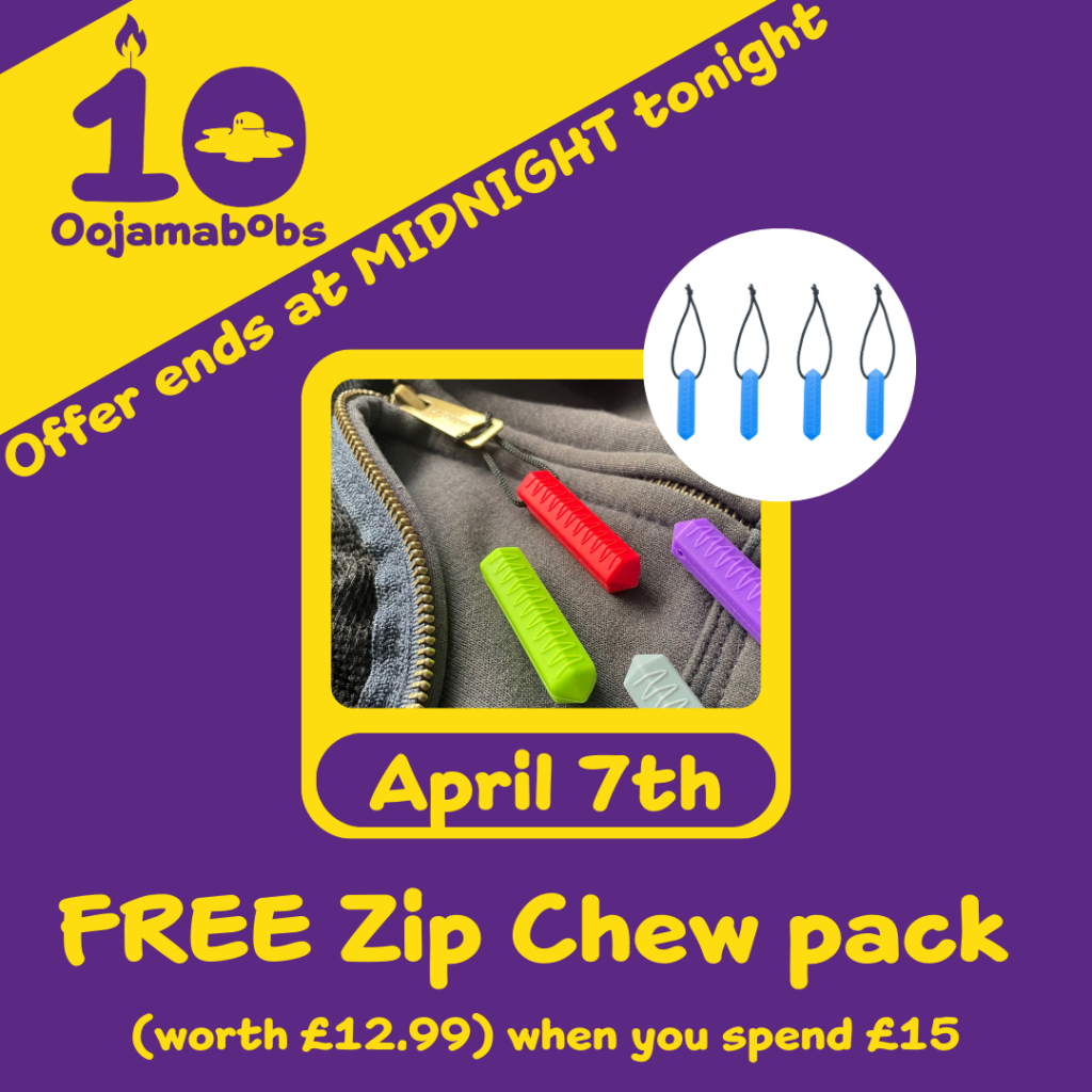 special offer zip chew necklace sensory oojamabobs adhd autism autistic