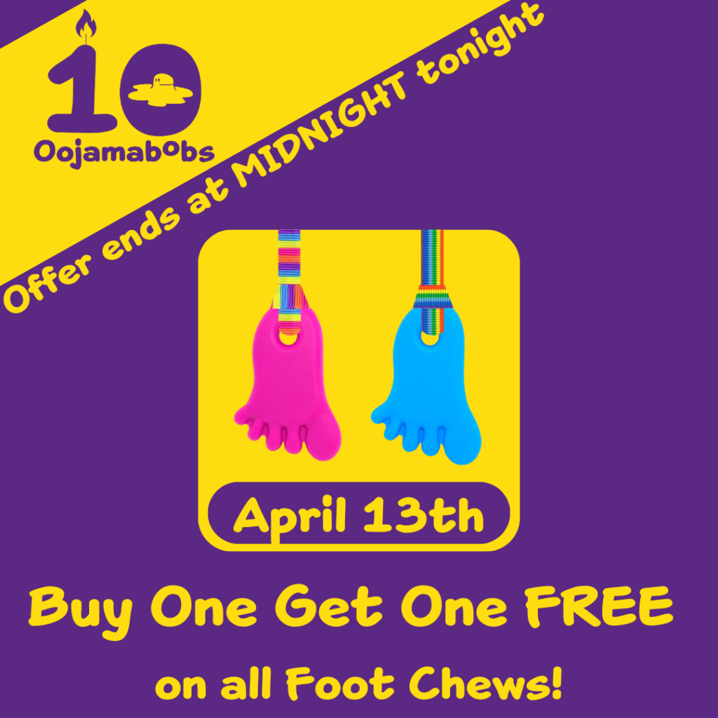 special offer foot chew necklace sensory oojamabobs adhd autism autistic