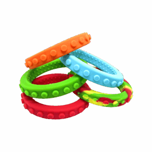 Brick chew bracelets colour range pile adhd autism sensory chew necklace