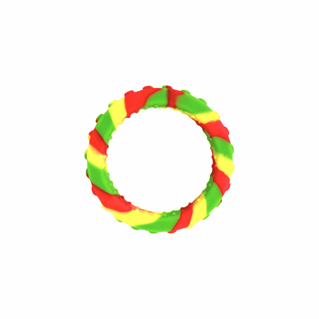 Multicoloured brick bracelet chew adhd autism sensory chew necklace