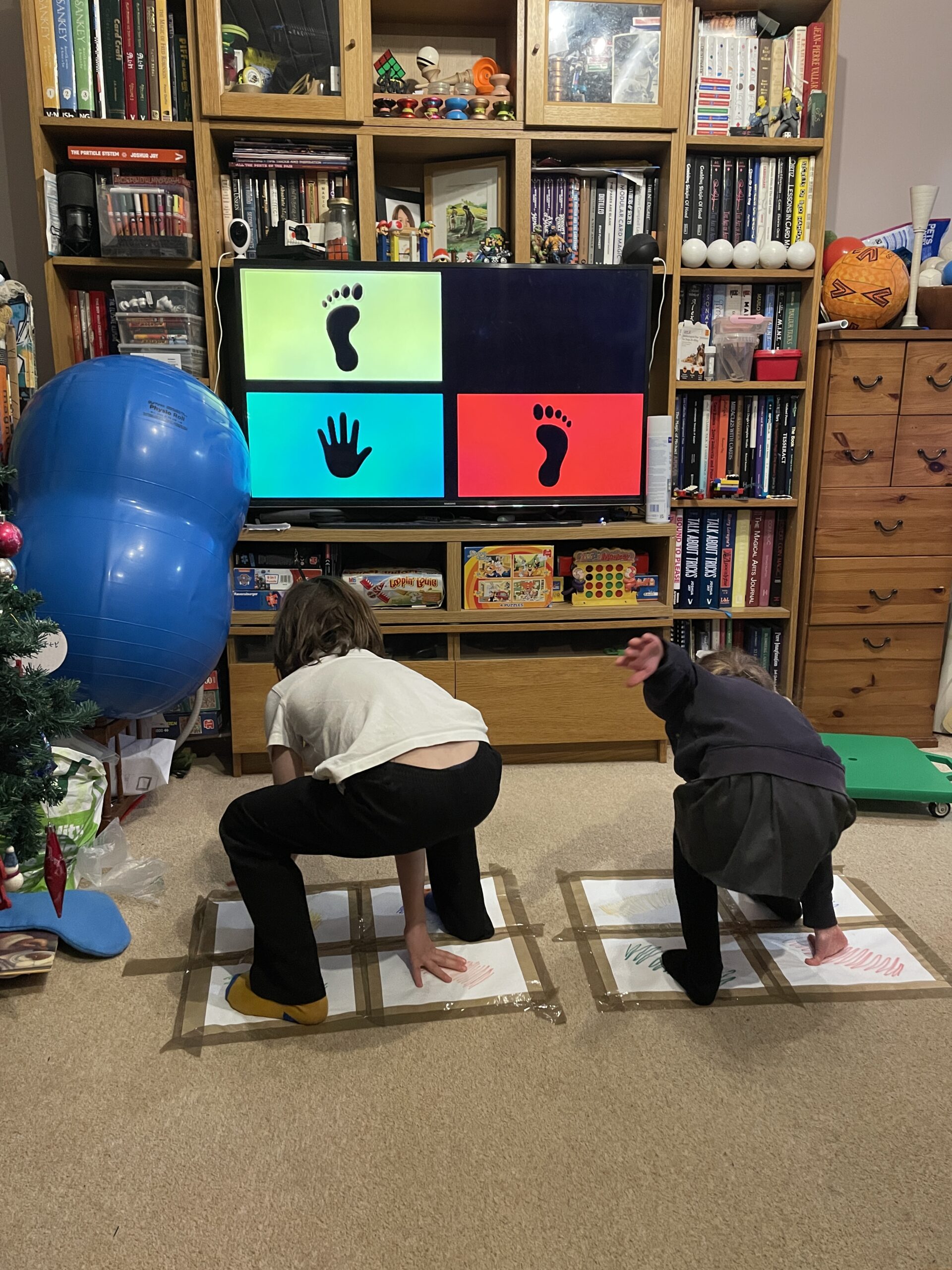 colour step game screen time