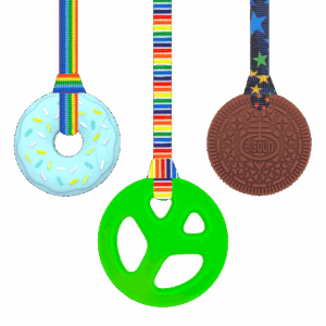 tough chew necklace bundle strong set doughnut biscuit peace lanyard sensory oojamabobs