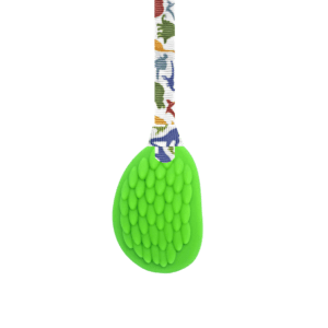 green scute stone chew necklace dinosaur lanyard adhd autism