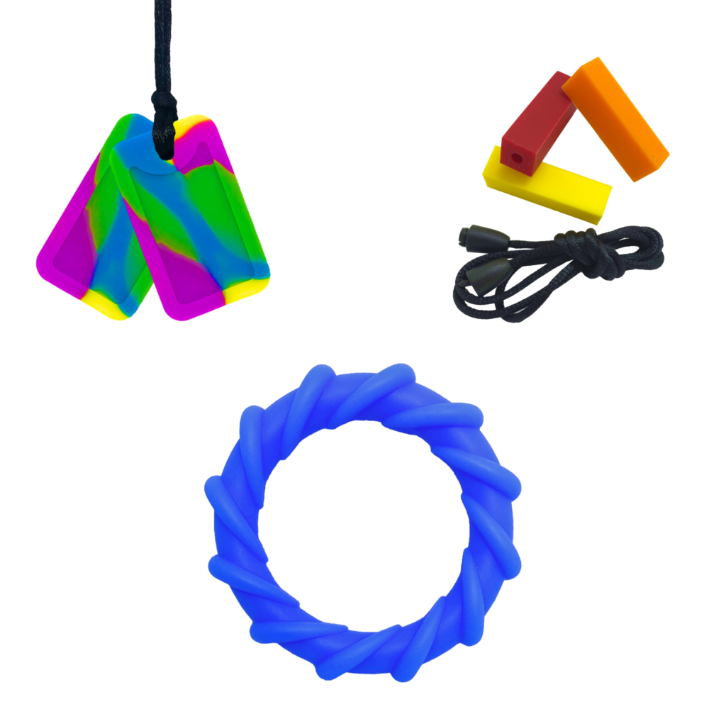 Super softies chew set dog tags squidglet chew bracelet chewb necklace kit